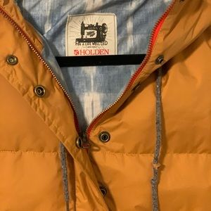 Holden Mustard Yellow/Gold Half Zip Vest